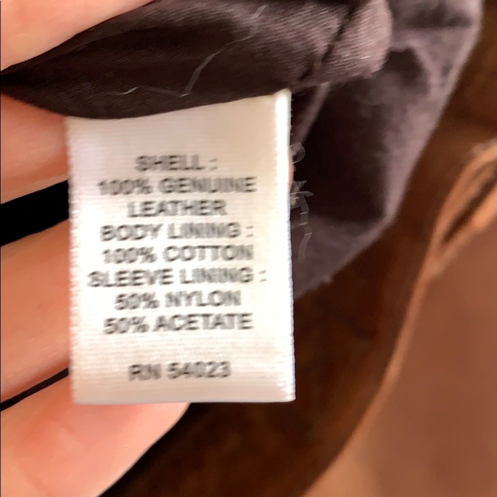 Banana Republic Brown Leather Jacket - Picture 3 of 5